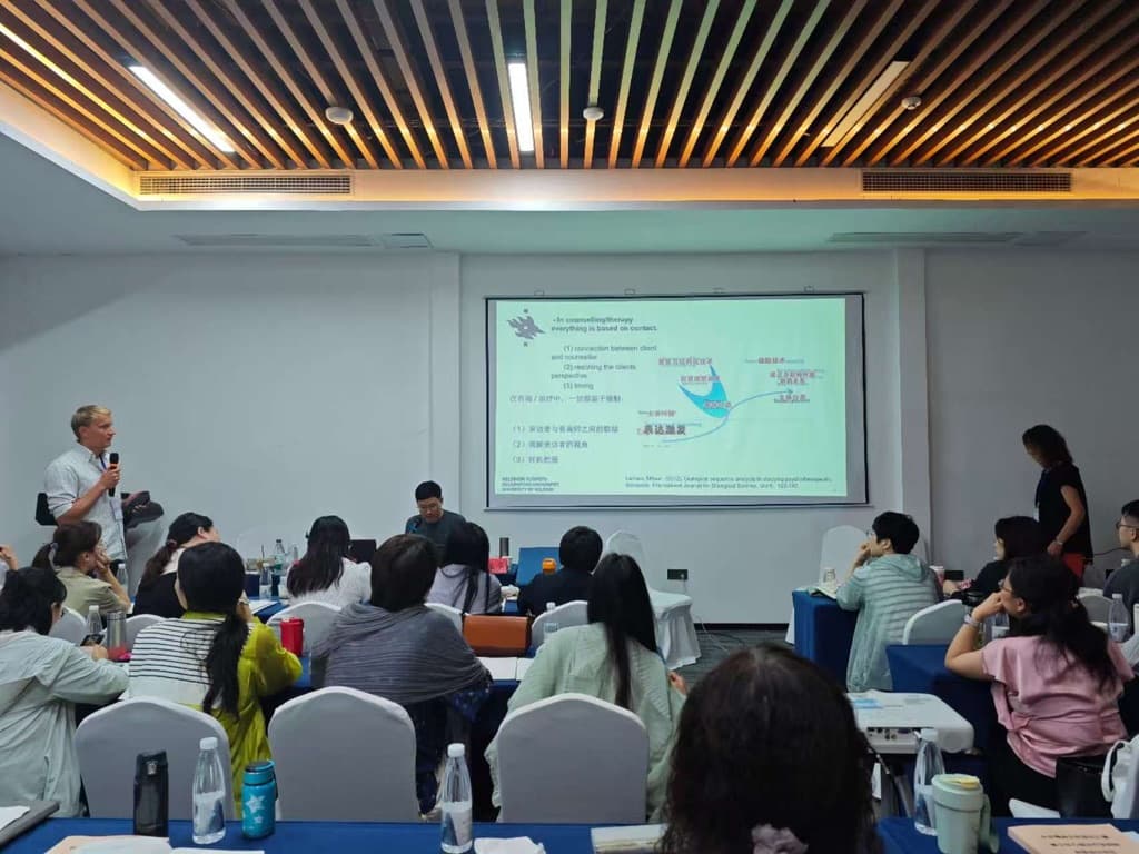 Antto lecturing