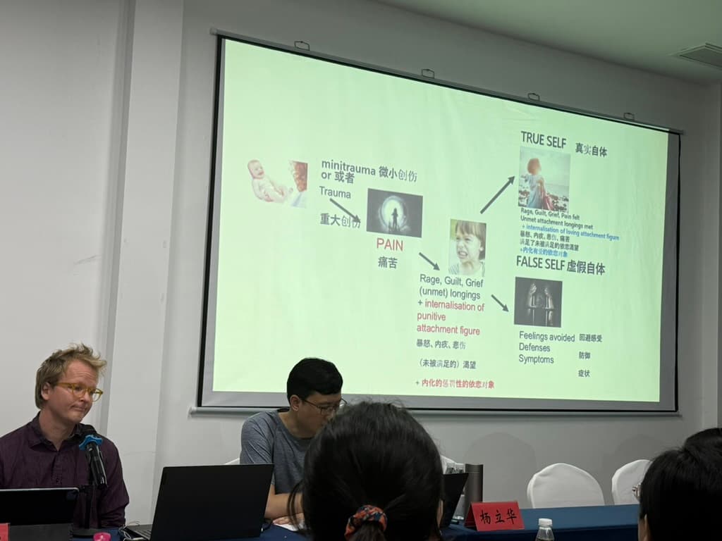 Sami presenting True Self and False Self — Trip 1