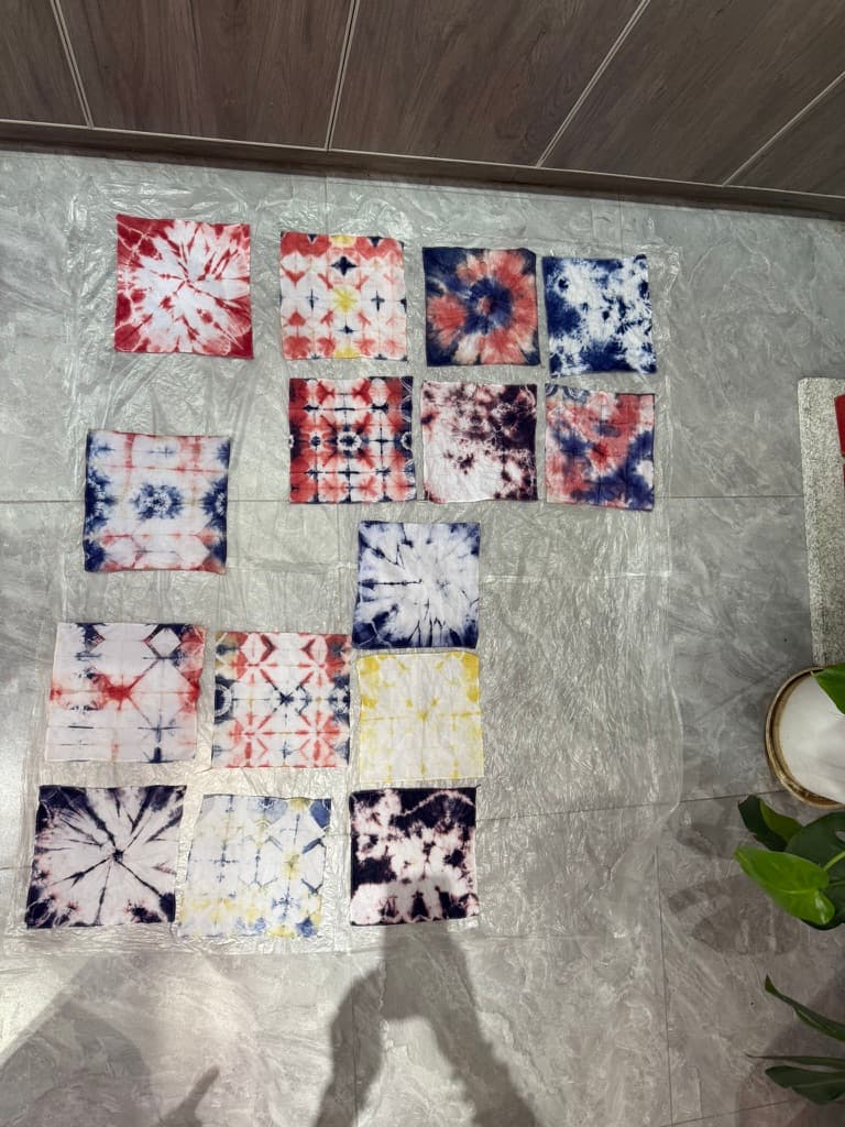 Tie-dye workshop — cultural exchange activity